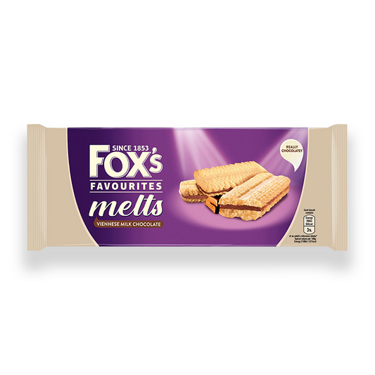 Fox's Favourites - Melts Viennese Milk Chocolate 120g - Abrries Spices