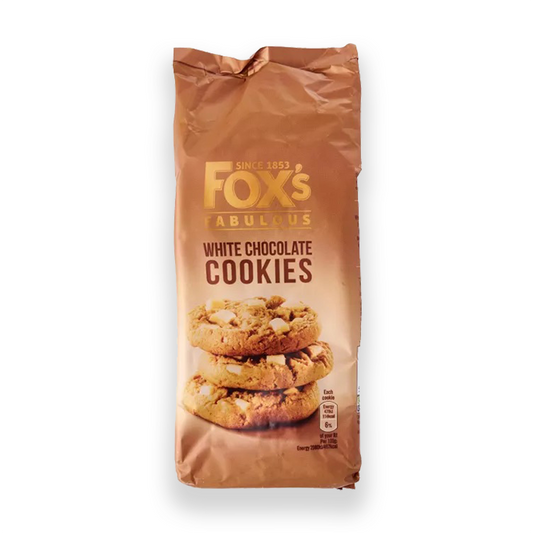 Fox's Fabulous - White Chocolate Cookies 180g - Abrries Spices