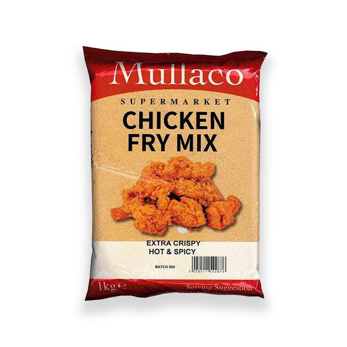 Mullaco Chicken Fry Mix Extra Crispy Hot & Spicy 1kg - Abrries Spices